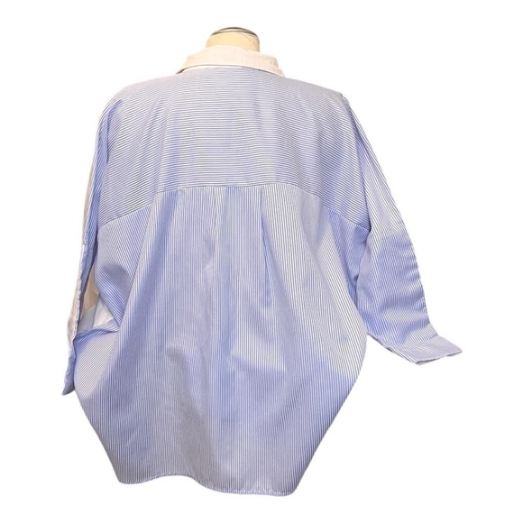 English Factory (Anthropologie) Oversized Cotton Button-up Shirt - Picture 6 of 11